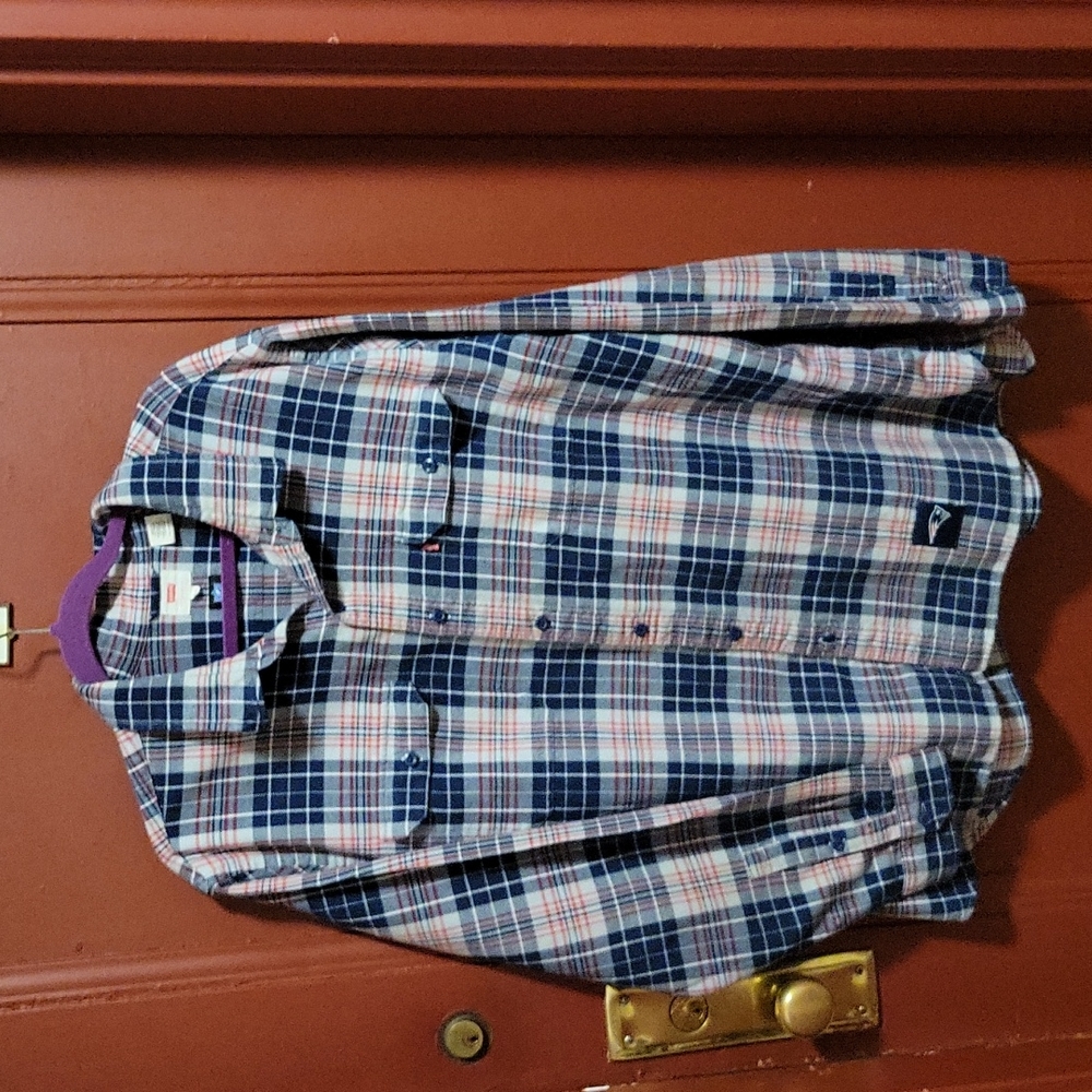 LEVI'S NFL LONG SLEEVE PLAID SHIRT ๐ SIZE 3XL - Picture 1 of 16